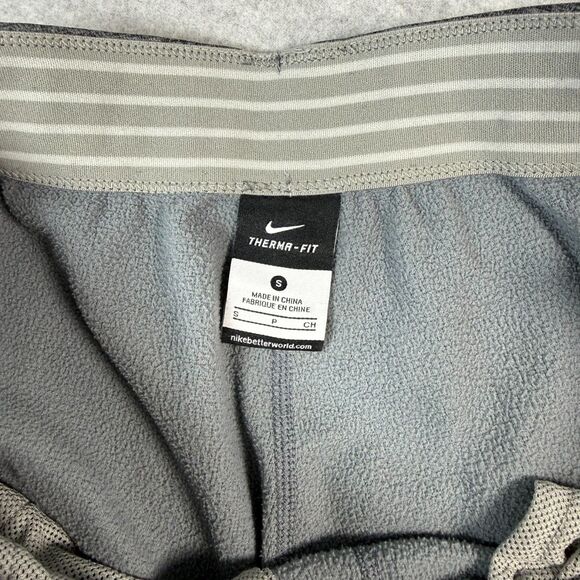 Nike Therma-Fit Men’s Training Pants Gray Athletic Warm-Up Track Jogger Size S - Picture 10 of 13
